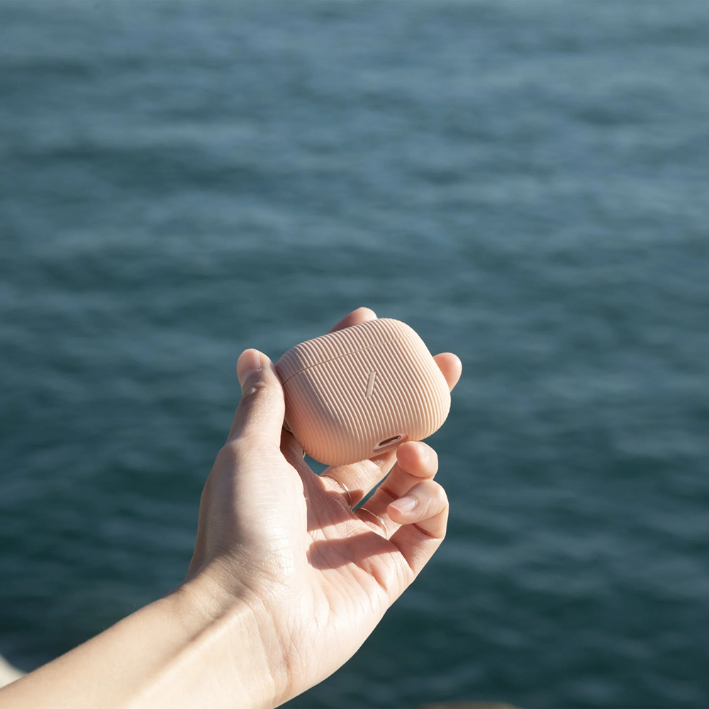 APCSE-CRVE-PCH-V2, CURVE CASE чехол защитный для AIRPODS 3, цвет: персиковый